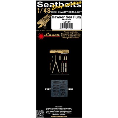 HGW 148566 Seatbelts Hawker Sea Fury - RAF QS type 1/48