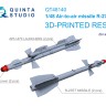 Quinta studio QT48140 Ракеты «воздух-воздух» Р-27ЭТ с пусковыми устройствами, 2 шт. (для любых моделей) 1/48