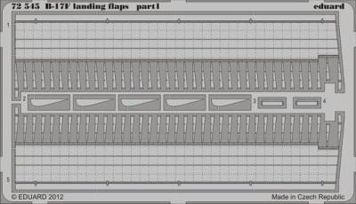 Eduard 72545 B-17F landing flaps