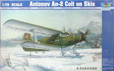 Trumpeter 01607 Самолёт АН-2 (на лыжах + на колёсах) 1/72