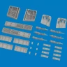 Eduard 6481195 BRASSIN P-40K gun bays PRINT (EDU) 1/48