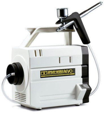 Tamiya 74541 Compressor Revo II w/HG Air Brush III