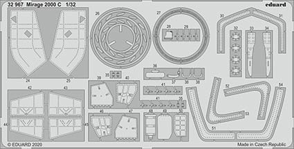 Eduard 32967 SET Mirage 2000 C (KITTYH)