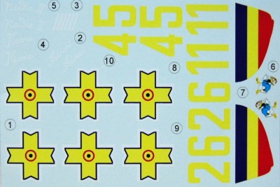 LF Model C4808 Decals for Bf 109E in Romanian Service Part 2 1/48