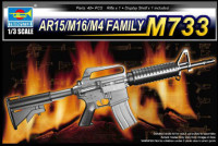 Trumpeter 01906 Модель-копия автоматических винтовок AR15/M16/M4 FAMILY-M733 1/3