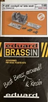 Eduard 6481124 BRASSIN P-40E cockpit w/ late seat PRINT 1/48