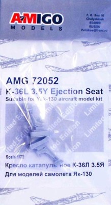 Amigo Models AМG 72052 K-36L 3.5Y Ejection Seat for Yak-130 (2 pcs.) 1/72