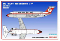 Восточный Экспресс 144143-3 BAC 1-11-200 DAN-AIR LONDON (Limited Edition) 1/144