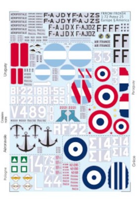 Frrom Azur FROX04 Potez 25 in Europe &amp; America. 1/72