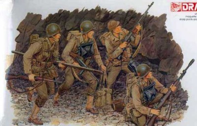 Dragon 6021 US Rangers (Normandy, 1944) 1/35