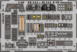 Eduard FE544 F-5E interior S.A.