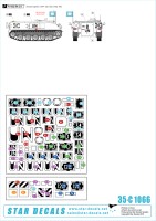 Star Decals 35-C1066 Balkan Peacekeepers # 6. FV432 Trojan. UNPROFOR Bosnia in 1992-95 1/35