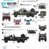 Star Decals 35-C1197 Vietnam Gun Trucks # 4.Quad .50 cal gun truck (M54 5-ton). Battery E, 41st artillery. 'EASY RIDER', 'YOUNG CRUSADERS / WHOLE LOTA LEAD' 1/35