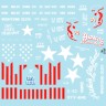 Star Decals 35-C1197 Vietnam Gun Trucks # 4.Quad .50 cal gun truck (M54 5-ton). Battery E, 41st artillery. 'EASY RIDER', 'YOUNG CRUSADERS / WHOLE LOTA LEAD' 1/35