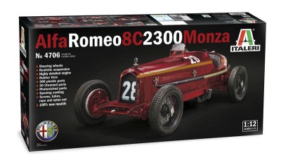 Italeri 04706 ALFA ROMEO 8C 2300 Monza 1/12