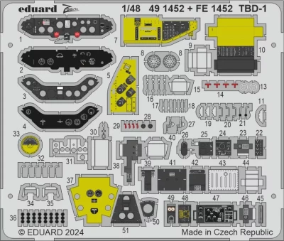 Eduard FE1452 TBD-1 (HOBBYB) 1/48
