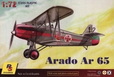 Rs Model 92018 Arado Ar-65 Bulgaria 1/72