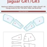 Peewit M48032 Canopy mask Jaguar GR1/GR3 (AIRF/HELL/REV) 1/48