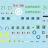 Star Decals 72-A1081 French M4A2 Sherman. M4A2 in 1944-45. From Normandy to Paris 1/72
