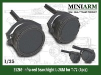 Miniarm 35269 Инфракрасный прожектор  Л-2ГМ для T-72 (4шт) 1/35