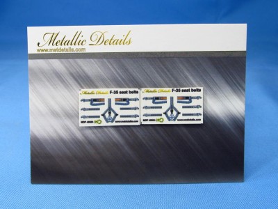 Metallic Details MDP48004 Lockheed-Martin F-35 Lightning II seat belts 3d-printed  1/48