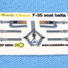 Metallic Details MDP48004 Lockheed-Martin F-35 Lightning II seat belts 3d-printed  1/48