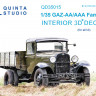 Quinta studio QD35015 ГАЗ-АА/ААА (для любых моделей) 3D Декаль интерьера кабины 1/35