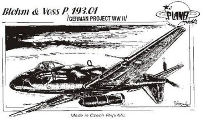 Planet Models PLT030 Blohm &amp; Voss BV P.193.01 1/72
