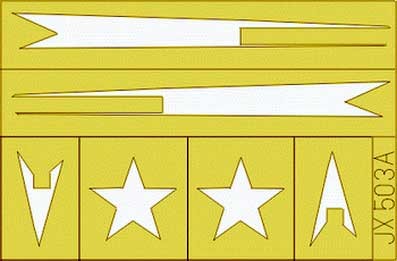Eduard JX503 MiG-3 National Insignia 1/32 TRU