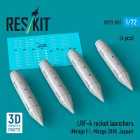 Reskit 72531 LRF-4 rocket launchers (4 pcs.) 1/72