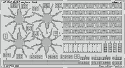 Eduard 481005 SET B-17G engines (HKM)