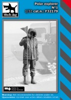 Black Dog F32179 Polar explorer NВ°1 with flag 1/32