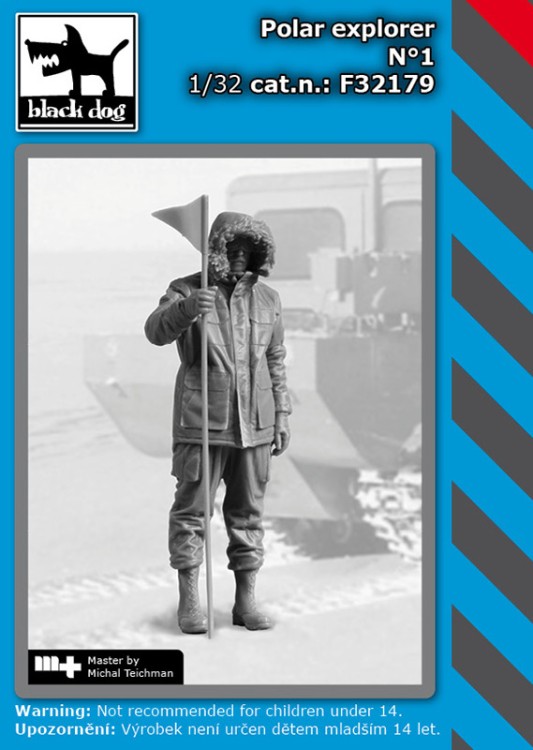 Black Dog F32179 Polar explorer NВ°1 with flag 1/32