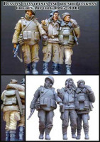 Evolution Miniatures 35034 Russian infantrymen and wounded tankman.(Chechen Republic)