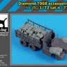 Black Dog T72183 Diamond T968 accessories set (designed to be used with IBG Models kits) 1/72