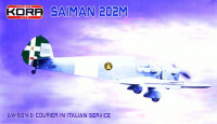 Kora Model KPK72086 Saiman 202M Liaison & Courier Italian Service 1/72
