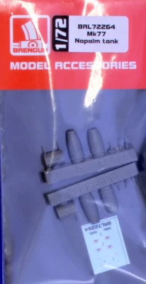 Brengun BRL-72264 Mk77 napalm tank (2 pcs.) 1/72