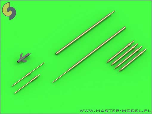 Master AM-72-104 Su-9 / Su-11 (Fishpot / Fishpot C) - Pitot Tubes and missile rails heads