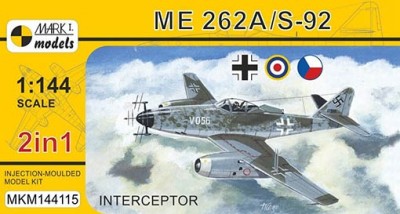 Mark 1 Models MKM-144115 Me 262A/S-92 'Interceptor' (2-in-1) 1/144
