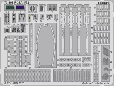 Eduard 73808 SET F-35A (TAM) 1/72