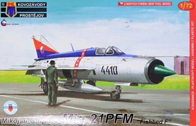 Kovozavody Prostejov 72122 MiG-21PFM 'Fishbed F' (4x camo) 1/72