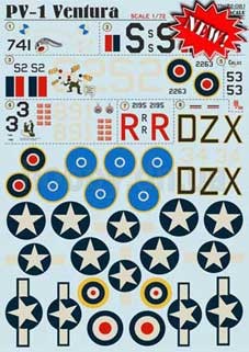 Print Scale 72-081 PV-1 Ventura 1/72