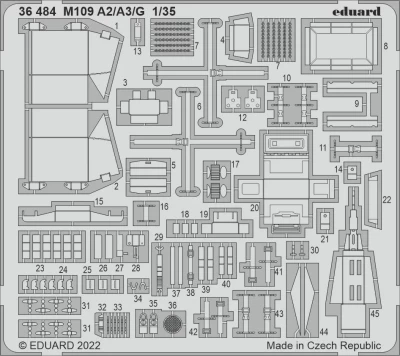 Eduard 36484 SET M109 A2/A3/G (ITAL) 1/35