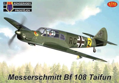 Kovozavody Prostejov 72339 Messerschmitt Bf 108 Taifun (3x camo) 1/72