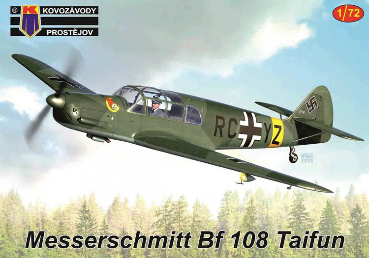 Kovozavody Prostejov 72339 Messerschmitt Bf 108 Taifun (3x camo) 1/72