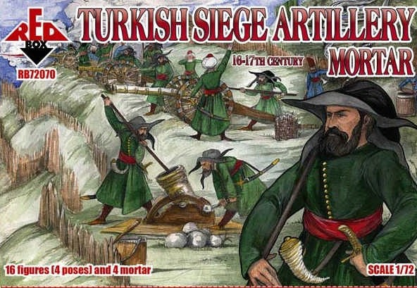 Red Box 72070 Turkish Siege Artillery. Mortar, 16th century 1/72