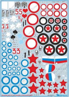 Begemot Decals 48-034 Ньюпор тип 21 1/48