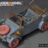 Voyager Model PE351324 WWII German Kubelwagen Type 82 Africa Troop Version Basic Upgrade Set (Doragon) 1/35