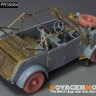 Voyager Model PE351324 WWII German Kubelwagen Type 82 Africa Troop Version Basic Upgrade Set (Doragon) 1/35