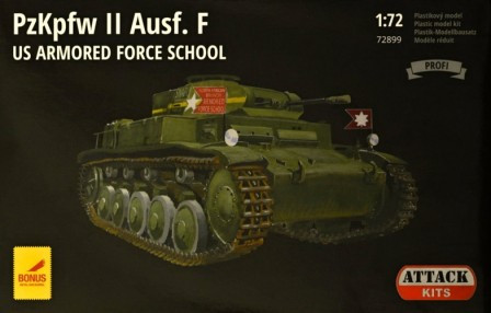 Attack Hobby 72899 PzKpfw II Ausf.F US Armored Force School 1/72